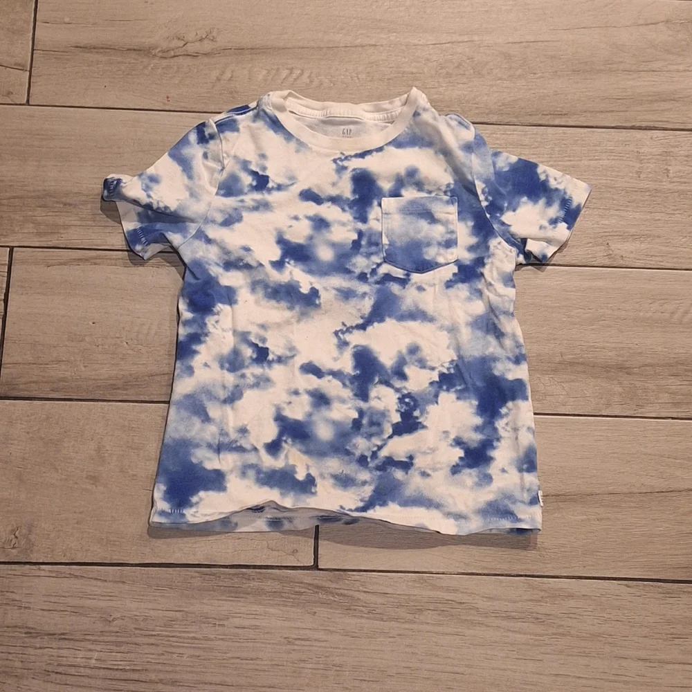 🍋‍🟩Gap Tie Dye pocket tee🦄